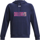 Under Armour Rival Fleece Hoodie - Central PA Challenge 2026 (Bold Stacked Text)