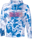 Under Armour Rival Fleece Hoodie Tie-Dye - Central PA Challenge 2026 (Bold Stacked Text)