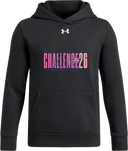 Under Armour Team Icon Fleece Hoodie - Central PA Challenge 2026 (Bold Stacked Text)
