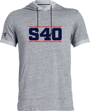 Under Armour Stadium Short Sleeve Hoodie - Select 40 Session l East 2026 (Navy Text)