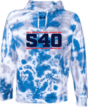 Under Armour Rival Fleece Hoodie Tie-Dye - Select 40 Session l East 2026 (Navy Text)