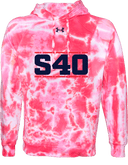 Under Armour Rival Fleece Hoodie Tie-Dye - Select 40 Session l East 2026 (Navy Text)