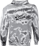 Tie-Dye Hoodies - Power To Dream Invitational 2026 (B&W)