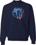 Crew Sweatshirt - PVSC Battle At The Beach 2026(Tall Vertical Navy)