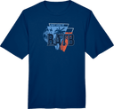 Performance Short Sleeves - PVSC Battle At The Beach 2026(Tall Vertical Navy)