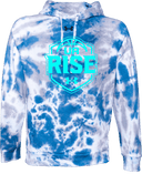 Under Armour Rival Fleece Hoodie Tie-Dye - UA Rise Girls Session l 2026 (Bright Blue)