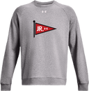 Under Armour Rival Fleece Crew - Junior Tour - Black Flag