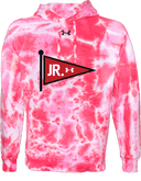 Under Armour Rival Fleece Hoodie Tie-Dye - Junior Tour - Black Flag