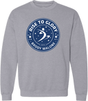Crew Sweatshirt - Rise To Glory Invitational with Brody Malone 2027 (Blue)