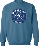 Crew Sweatshirt - Rise To Glory Invitational with Brody Malone 2027 (Blue)