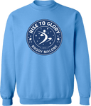 Crew Sweatshirt - Rise To Glory Invitational with Brody Malone 2027 (Blue)