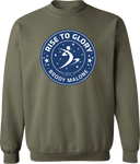 Crew Sweatshirt - Rise To Glory Invitational with Brody Malone 2027 (Blue)