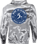 Tie-Dye Hoodies - Rise To Glory Invitational with Brody Malone 2027 (Blue)
