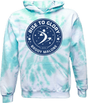 Tie-Dye Hoodies - Rise To Glory Invitational with Brody Malone 2027 (Blue)