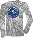 Tie-Dye Long Sleeves - Rise To Glory Invitational with Brody Malone 2027 (Blue)