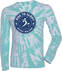 Tie-Dye Long Sleeves - Rise To Glory Invitational with Brody Malone 2027 (Blue)