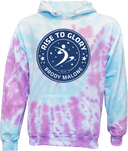 Tie-Dye Hoodies - Rise To Glory Invitational with Brody Malone 2027 (Blue)
