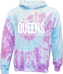 Tie-Dye Hoodies - Calling All Queens Invitational with Chae Campbell 2027 (White Wordmark)