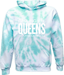 Tie-Dye Hoodies - Calling All Queens Invitational with Chae Campbell 2027 (White Wordmark)