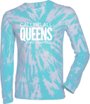 Tie-Dye Long Sleeves - Calling All Queens Invitational with Chae Campbell 2027 (White Wordmark)