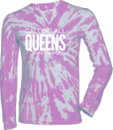Tie-Dye Long Sleeves - Calling All Queens Invitational with Chae Campbell 2027 (White Wordmark)