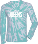 Tie-Dye Long Sleeves - Calling All Queens Invitational with Chae Campbell 2027 (White Wordmark)