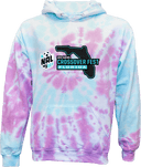 Tie-Dye Hoodies - NAL Crossover Fest - Florida  2026(Florida Sunset Shield)