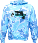 Tie-Dye Hoodies - NAL Crossover Fest - Florida  2026(Florida Sunset Shield)