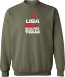 Crew Sweatshirt - USA CUP Qualifier Texas 2026 - vertical red and white