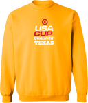 Crew Sweatshirt - USA CUP Qualifier Texas 2026 - vertical red and white