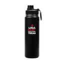 Water Bottle - USA CUP Qualifier Texas 2026 - vertical red and white