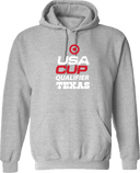 Hoodies - USA CUP Qualifier Texas 2026 - vertical red and white