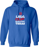 Hoodies - USA CUP Qualifier Texas 2026 - vertical red and white