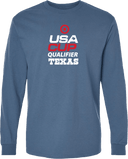 Long Sleeves - USA CUP Qualifier Texas 2026 - vertical red and white