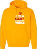 Hoodies - USA CUP Qualifier Texas 2026 - vertical red and white