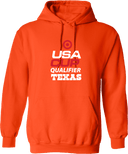Hoodies - USA CUP Qualifier Texas 2026 - vertical red and white