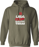 Hoodies - USA CUP Qualifier Texas 2026 - vertical red and white