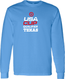 Long Sleeves - USA CUP Qualifier Texas 2026 - vertical red and white