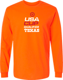 Long Sleeves - USA CUP Qualifier Texas 2026 - vertical red and white