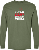 Long Sleeves - USA CUP Qualifier Texas 2026 - vertical red and white