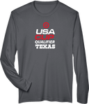 Performance Long Sleeves - USA CUP Qualifier Texas 2026 - vertical red and white