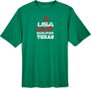 Performance Short Sleeves - USA CUP Qualifier Texas 2026 - vertical red and white