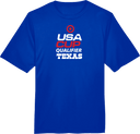 Performance Short Sleeves - USA CUP Qualifier Texas 2026 - vertical red and white