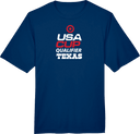 Performance Short Sleeves - USA CUP Qualifier Texas 2026 - vertical red and white