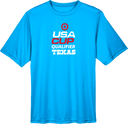 Performance Short Sleeves - USA CUP Qualifier Texas 2026 - vertical red and white