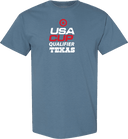 Short Sleeves - USA CUP Qualifier Texas 2026 - vertical red and white