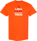 Short Sleeves - USA CUP Qualifier Texas 2026 - vertical red and white