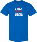 Short Sleeves - USA CUP Qualifier Texas 2026 - vertical red and white