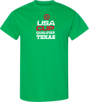 Short Sleeves - USA CUP Qualifier Texas 2026 - vertical red and white