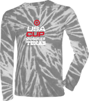 Tie-Dye Long Sleeves - USA CUP Qualifier Texas 2026 - vertical red and white